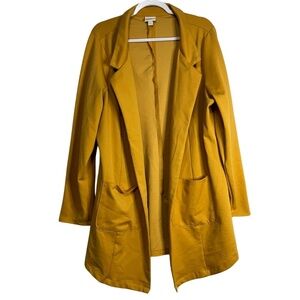 LuLaRoe Gwen Mustard Yellow Blazer Jacket 2XL